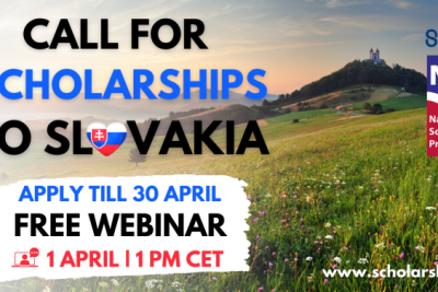 Výzva Národného štipendijného programu Slovenskej republiky na predkladanie žiadostí o štipendium na študijné, výskumné/umelecké a prednáškové pobyty v akademickom roku 2023/2024