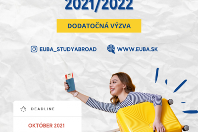 Študuj v zahraničí v letnom semestri 2021/2022