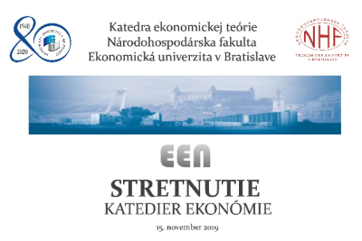 Medzinárodné stretnutie katedier ekonómie 2019