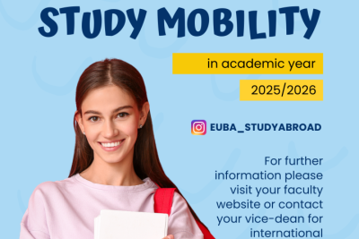 Call for the Erasmus+ Study Mobility for academic year 2025/2026