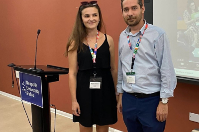 K. Glittová s cenou za najlepšiu PhD prezentáciu - ECIE 2022 konferencia, Cyprus