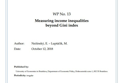 WP No. 13 Measuring income inequalities  beyond Gini index