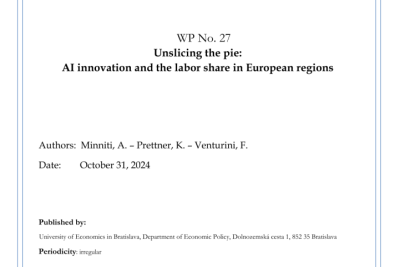 WP No. 27 Unslicing the pie: AI innovation and the labor share in European regions