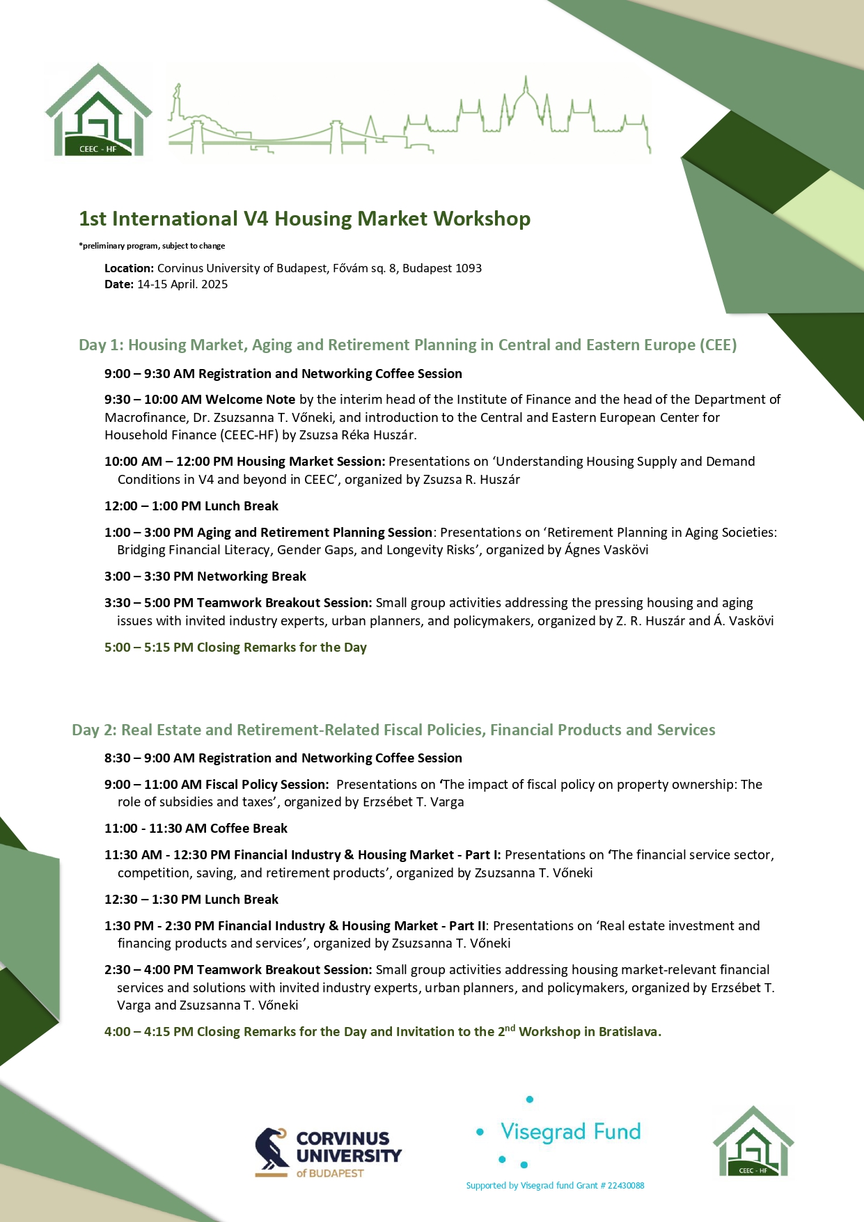 Housing Market Workshop 