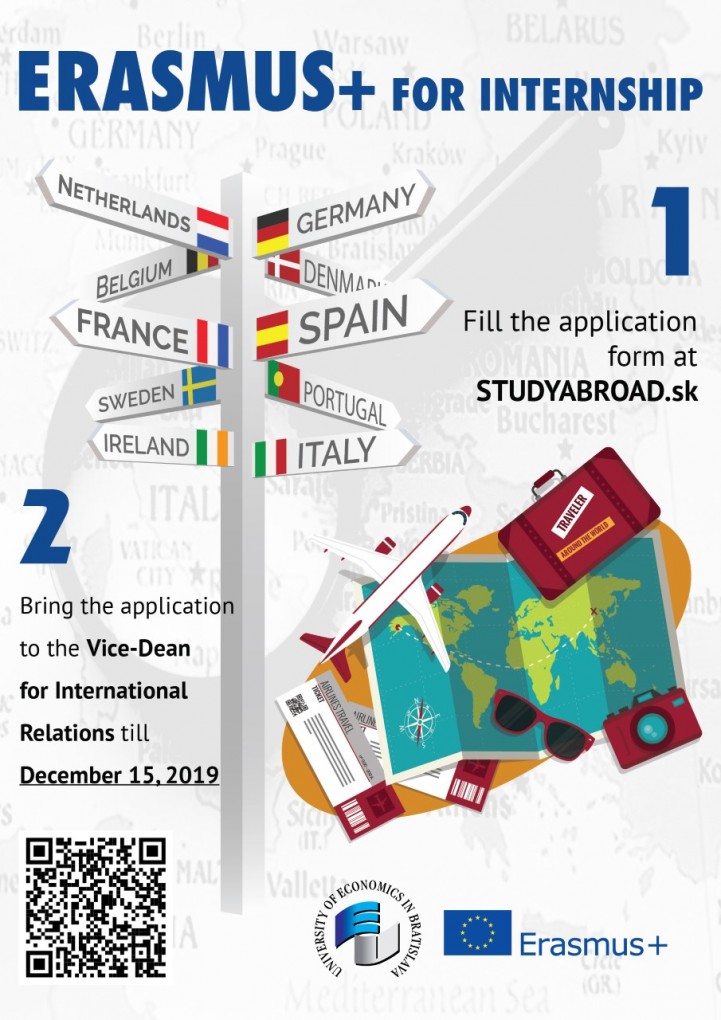 Call for applications - Erasmus+ for internship